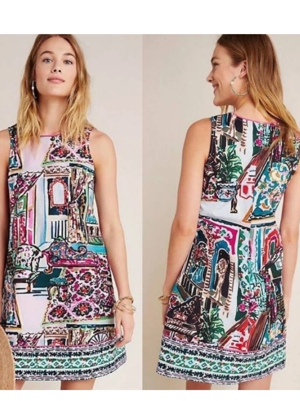 Anthropologie Watercolor dress